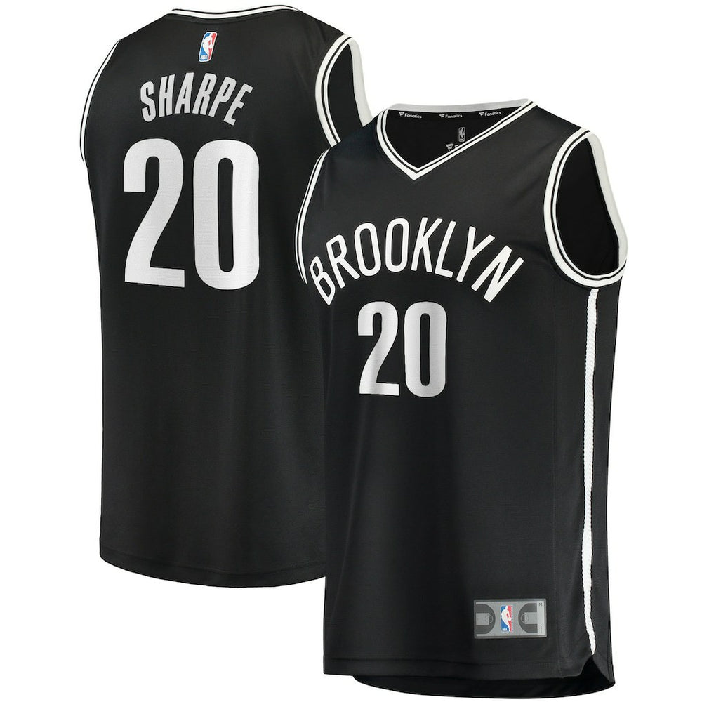 Fanatics Day'Ron Sharpe Brooklyn Nets Fast Break Replica Jersey