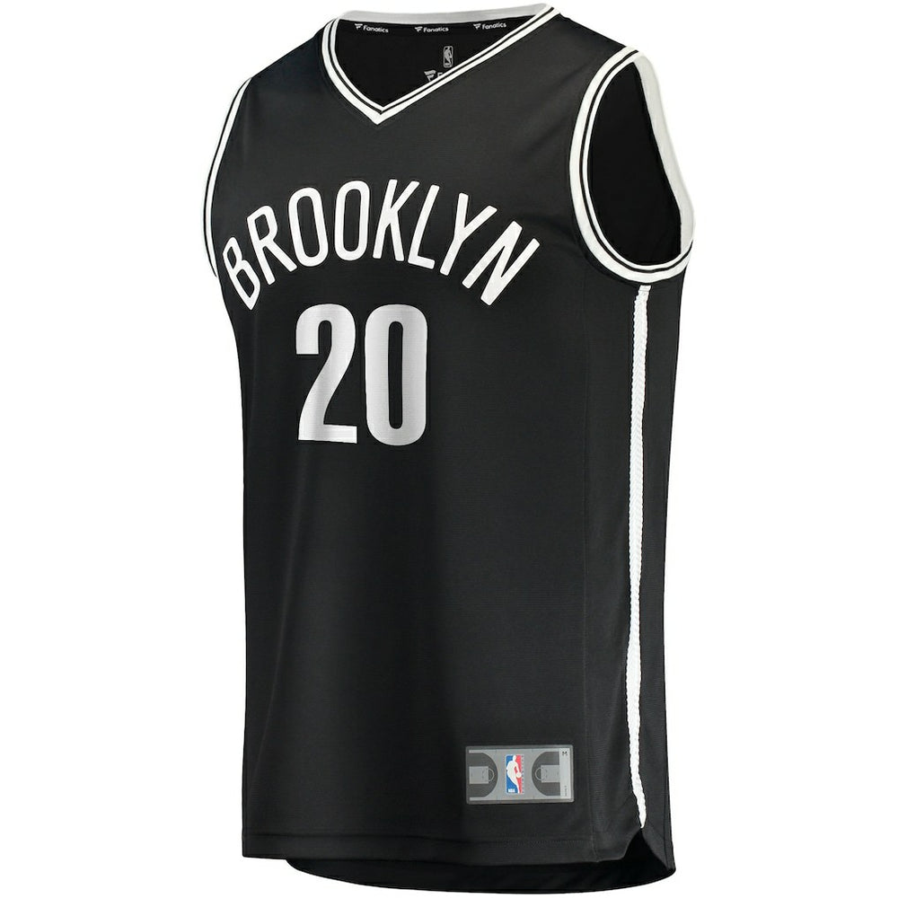 Fanatics Day'Ron Sharpe Brooklyn Nets Fast Break Replica Jersey