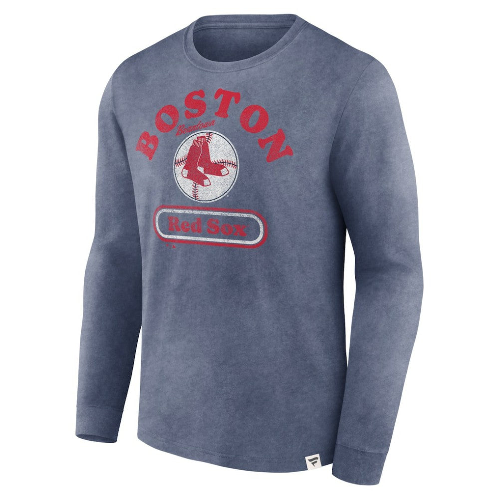 Navy Boston Red Sox Fanatics Circus Catch Long Sleeve T-Shirt