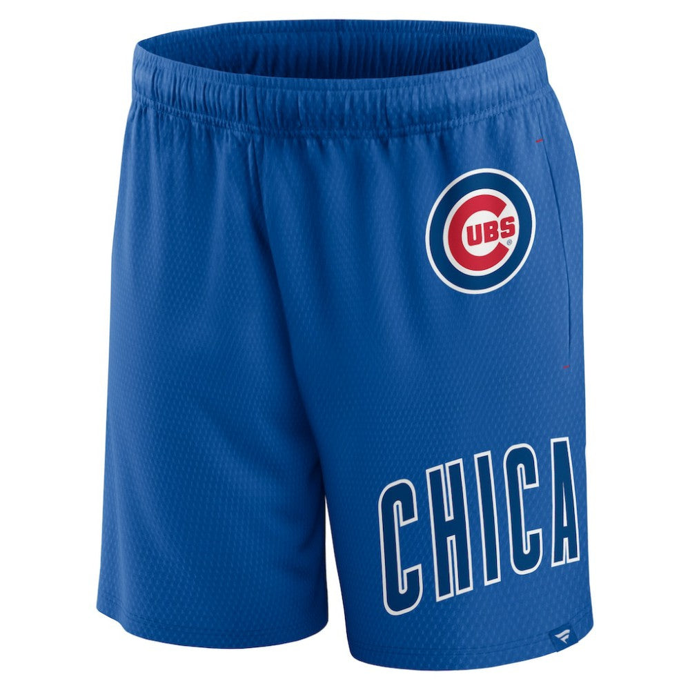 Royal Chicago Cubs Fanatics Clincher Mesh Shorts