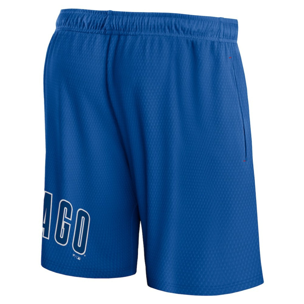 Royal Chicago Cubs Fanatics Clincher Mesh Shorts