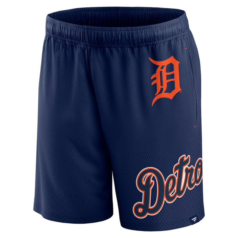 Navy Detroit Tigers Fanatics Clincher Mesh Shorts