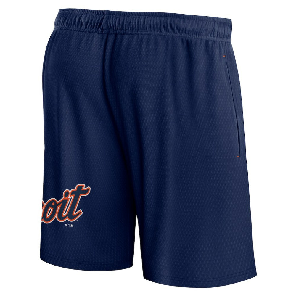 Navy Detroit Tigers Fanatics Clincher Mesh Shorts