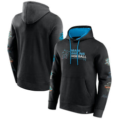 Black Miami Marlins Fanatics Extra Innings Hoodie