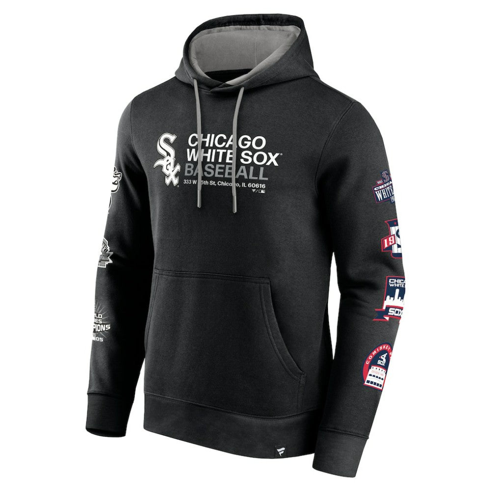 Black Chicago White Sox Fanatics Extra Innings Hoodie