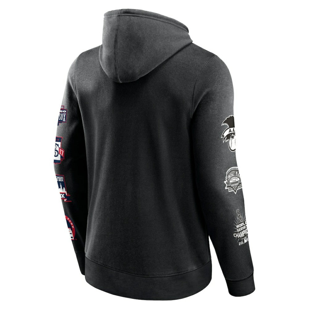 Black Chicago White Sox Fanatics Extra Innings Hoodie