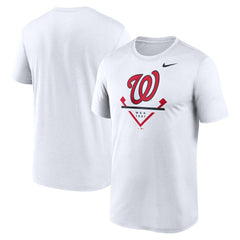 White Washington Nationals Nike Icon Legend Dri-FIT T-Shirt