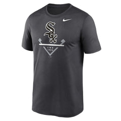 Anthracite Chicago White Sox Nike Big & Tall Icon Legend Performance T-Shirt