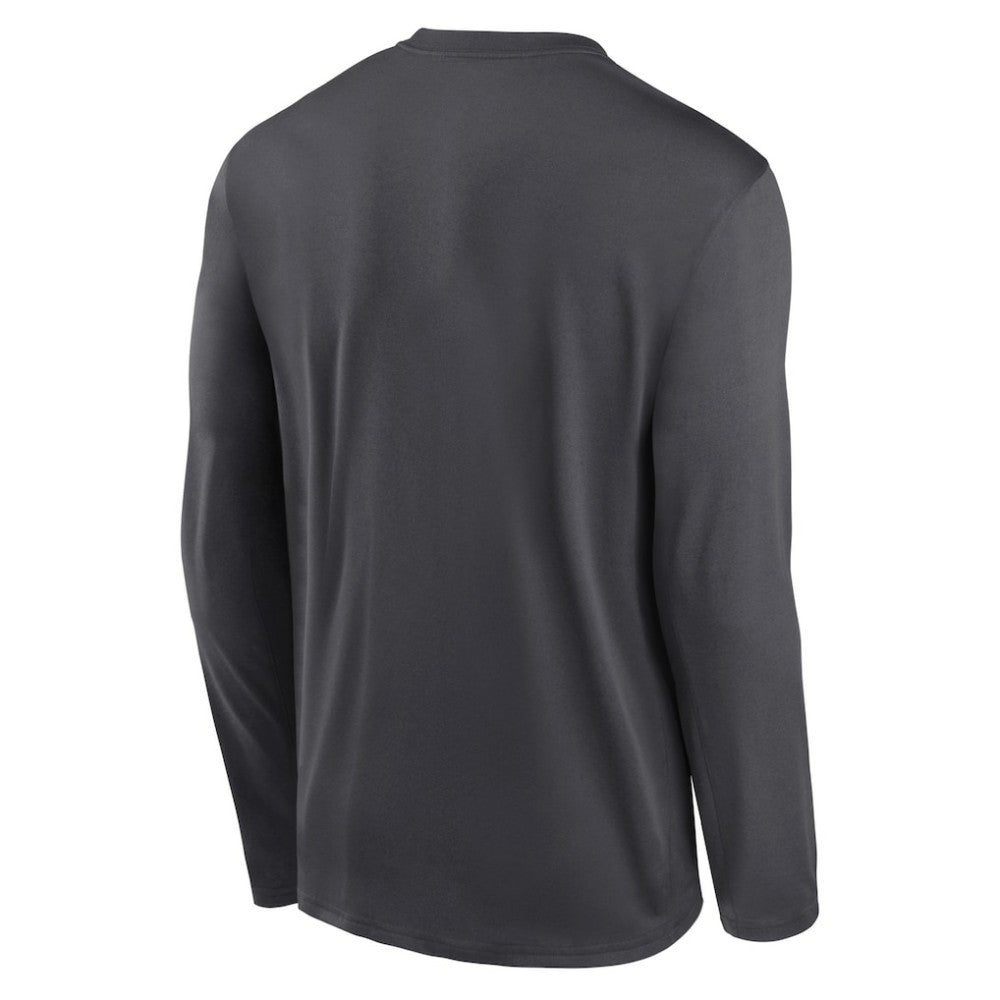 Anthracite Chicago White Sox Nike Icon Legend Performance Long Sleeve T-Shirt