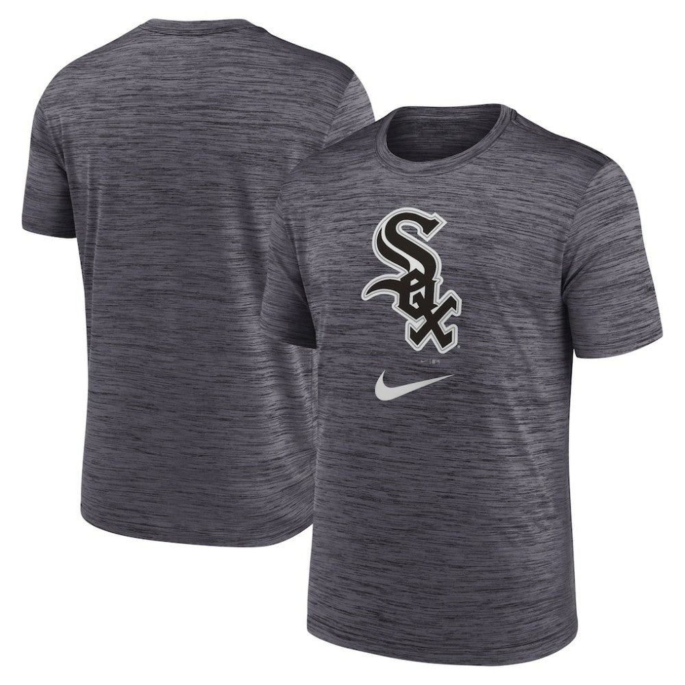 Black Chicago White Sox Nike Logo Velocity Performance T-Shirt