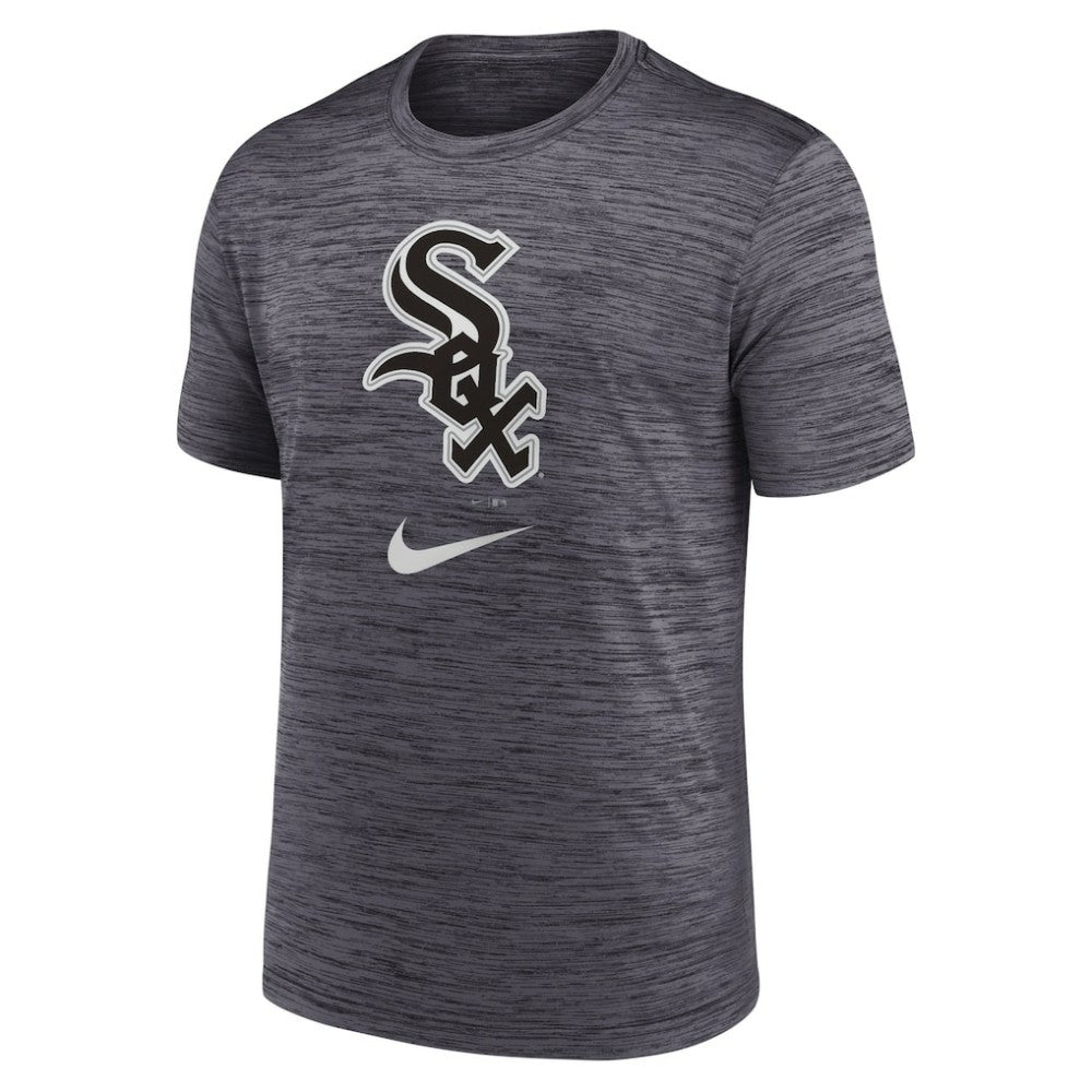 Black Chicago White Sox Nike Logo Velocity Performance T-Shirt
