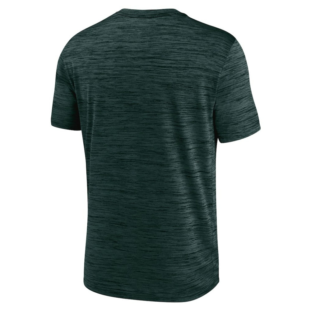 Green Athletics Nike Logo Velocity Performance T-Shirt