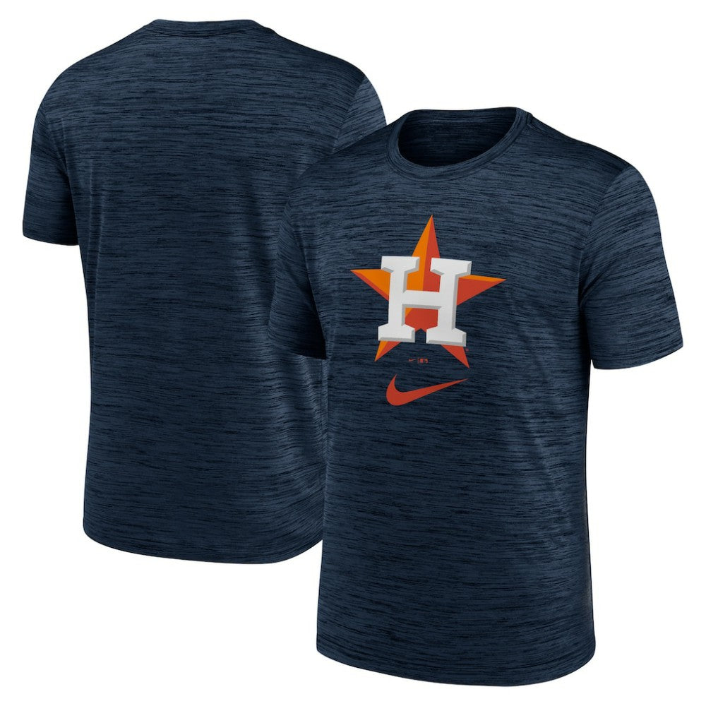 Navy Houston Astros Nike Logo Velocity Performance T-Shirt