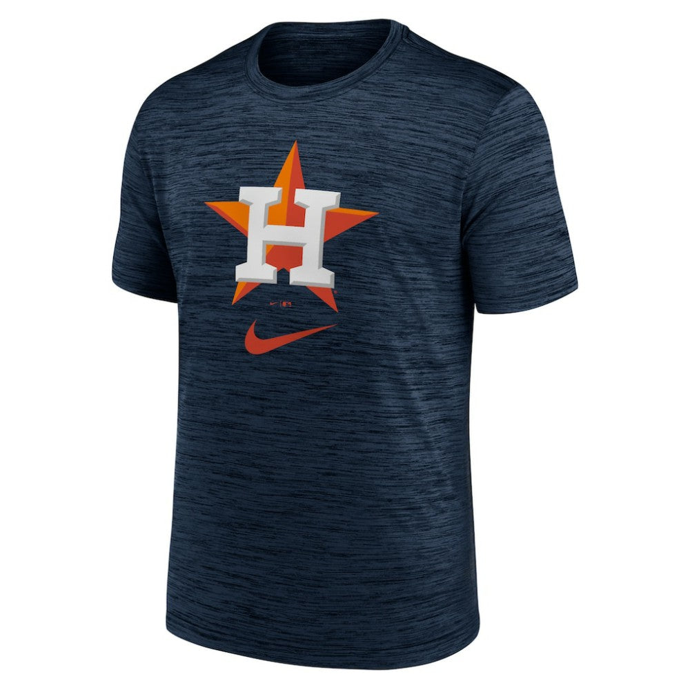 Navy Houston Astros Nike Logo Velocity Performance T-Shirt