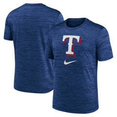 Royal Texas Rangers Nike Logo Velocity Performance T-Shirt