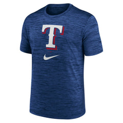 Royal Texas Rangers Nike Logo Velocity Performance T-Shirt