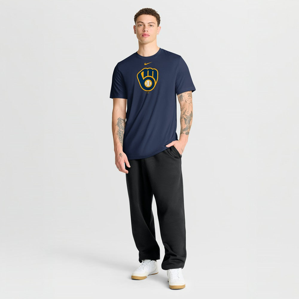 Navy Milwaukee Brewers Nike New Legend Dri-FIT T-Shirt