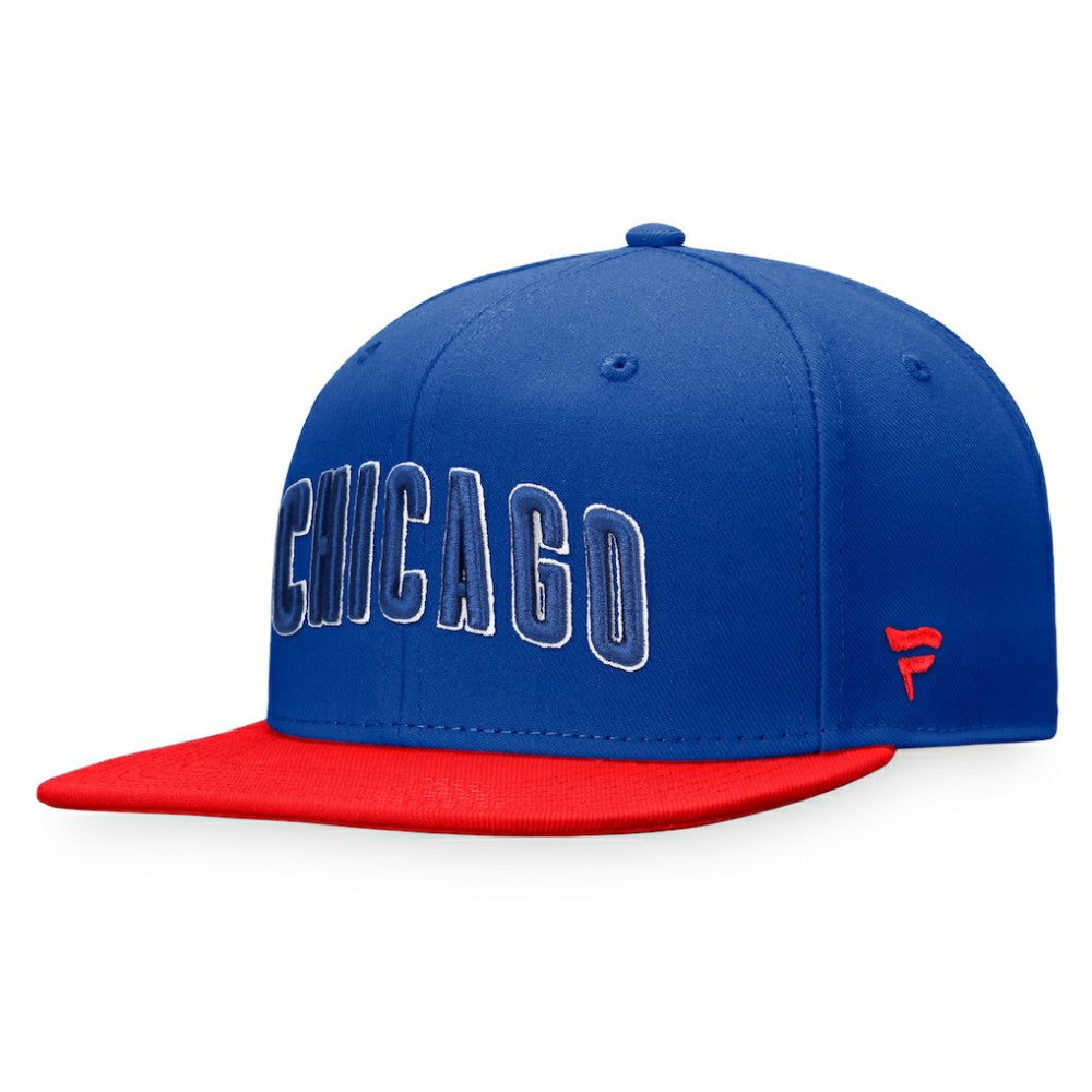 Royal/Red Chicago Cubs Fanatics Fundamental Two-Tone Fitted Hat