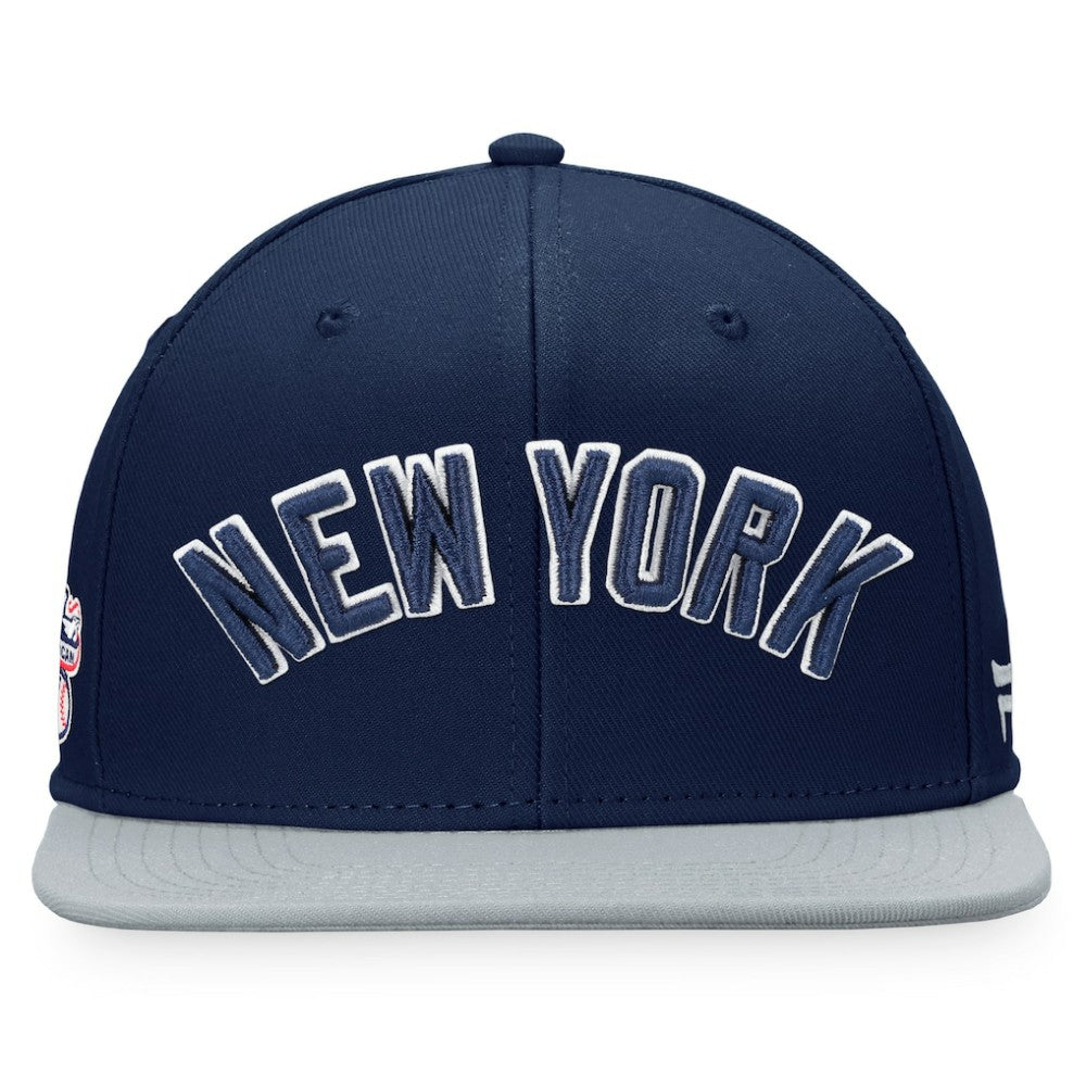 Navy/Gray New York Yankees Fanatics Fundamental Two-Tone Fitted Hat