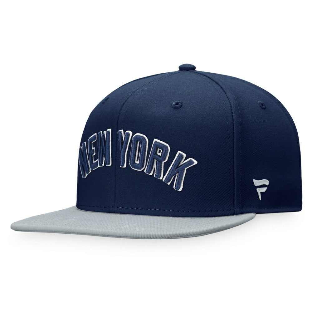 Navy/Gray New York Yankees Fanatics Fundamental Two-Tone Fitted Hat