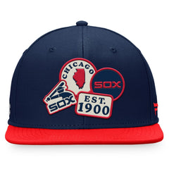 Navy Chicago White Sox Fanatics Heritage Patch Fitted Hat