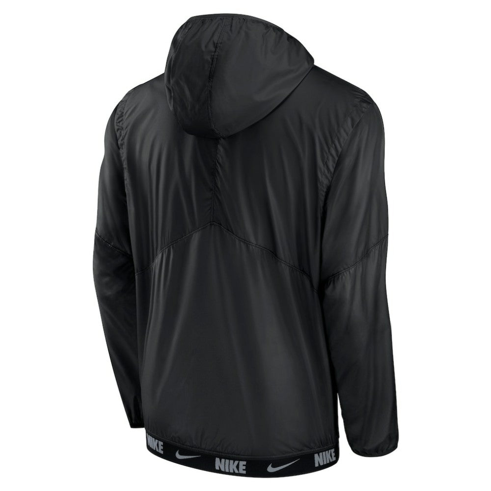 Black Minnesota Twins Nike Authentic Night Game Performance Half-Zip Windbreaker