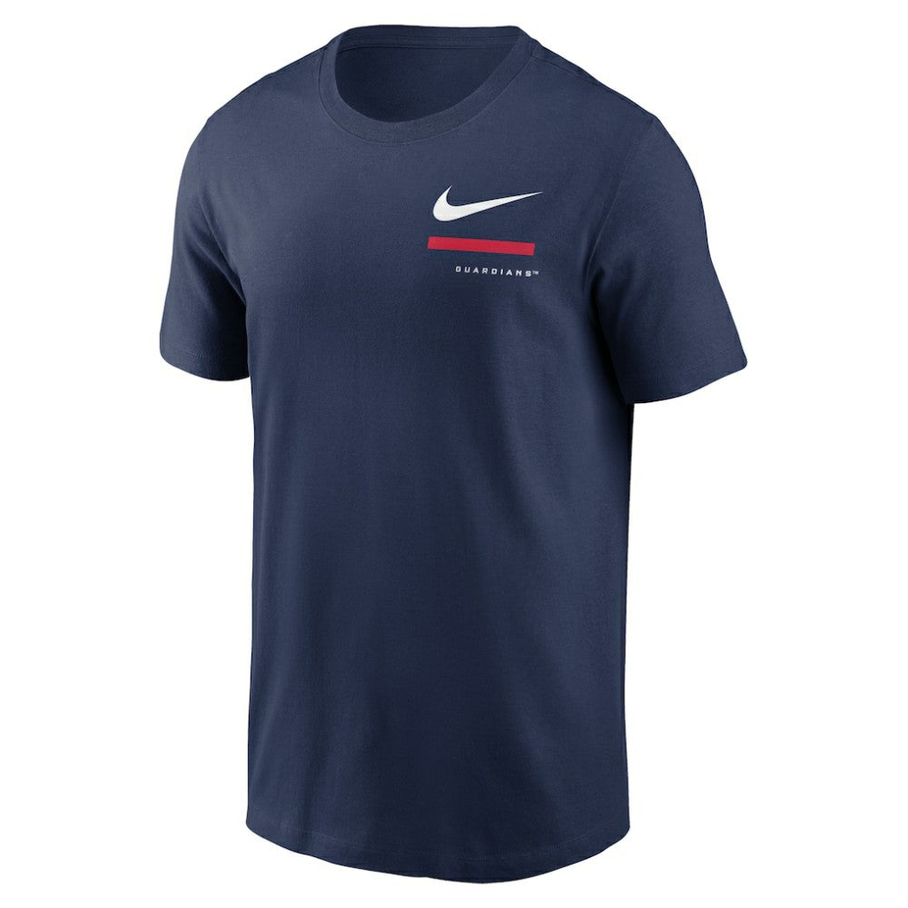 Navy Cleveland Guardians Nike Over the Shoulder T-Shirt