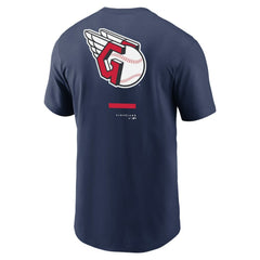 Navy Cleveland Guardians Nike Over the Shoulder T-Shirt