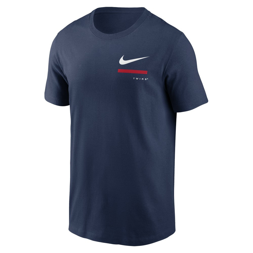 Navy Minnesota Twins Nike Over the Shoulder T-Shirt
