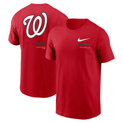 Red Washington Nationals Nike Over the Shoulder T-Shirt