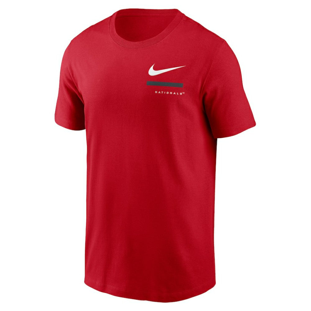 Red Washington Nationals Nike Over the Shoulder T-Shirt