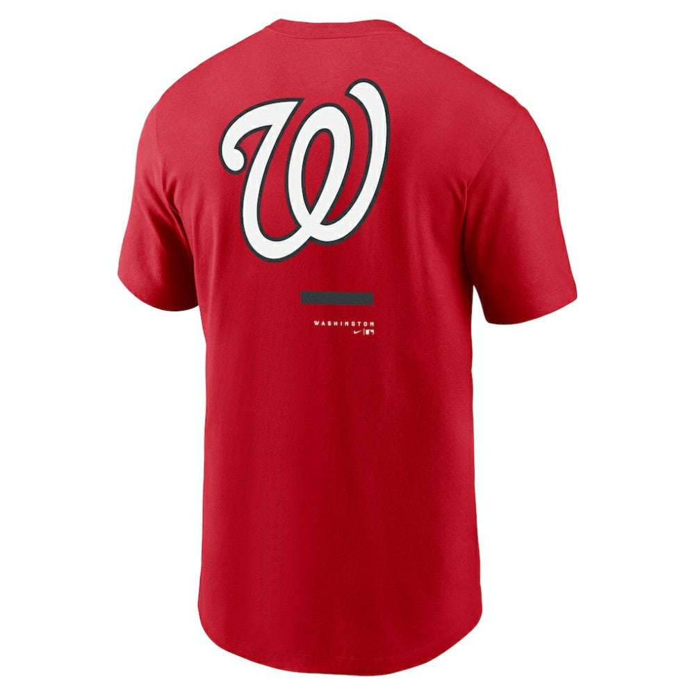 Red Washington Nationals Nike Over the Shoulder T-Shirt