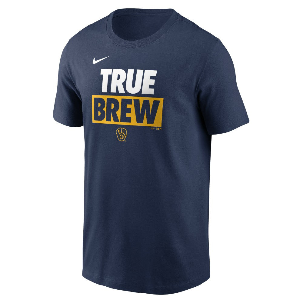 Navy Milwaukee Brewers Nike Rally Rule T-Shirt