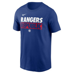 Royal Texas Rangers Nike Rally Rule T-Shirt