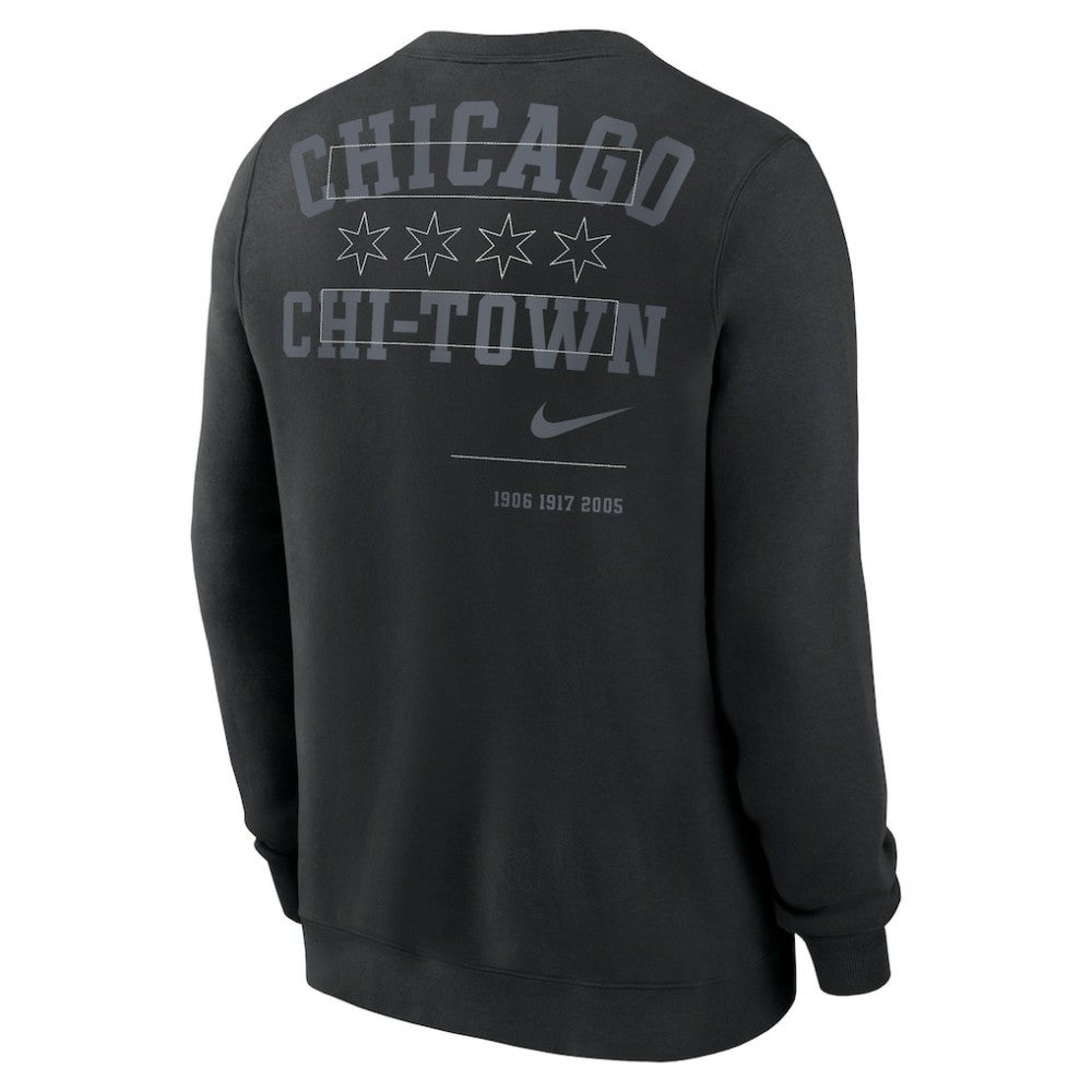 Black Chicago White Sox Nike Statement Ball Game Fleece Pullover Sweatshirt