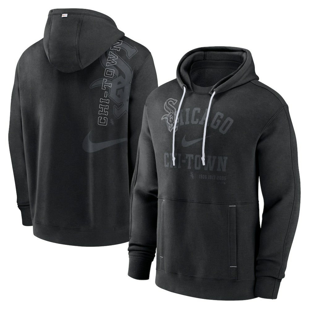 Black Chicago White Sox Nike Statement Ball Game Pullover Hoodie