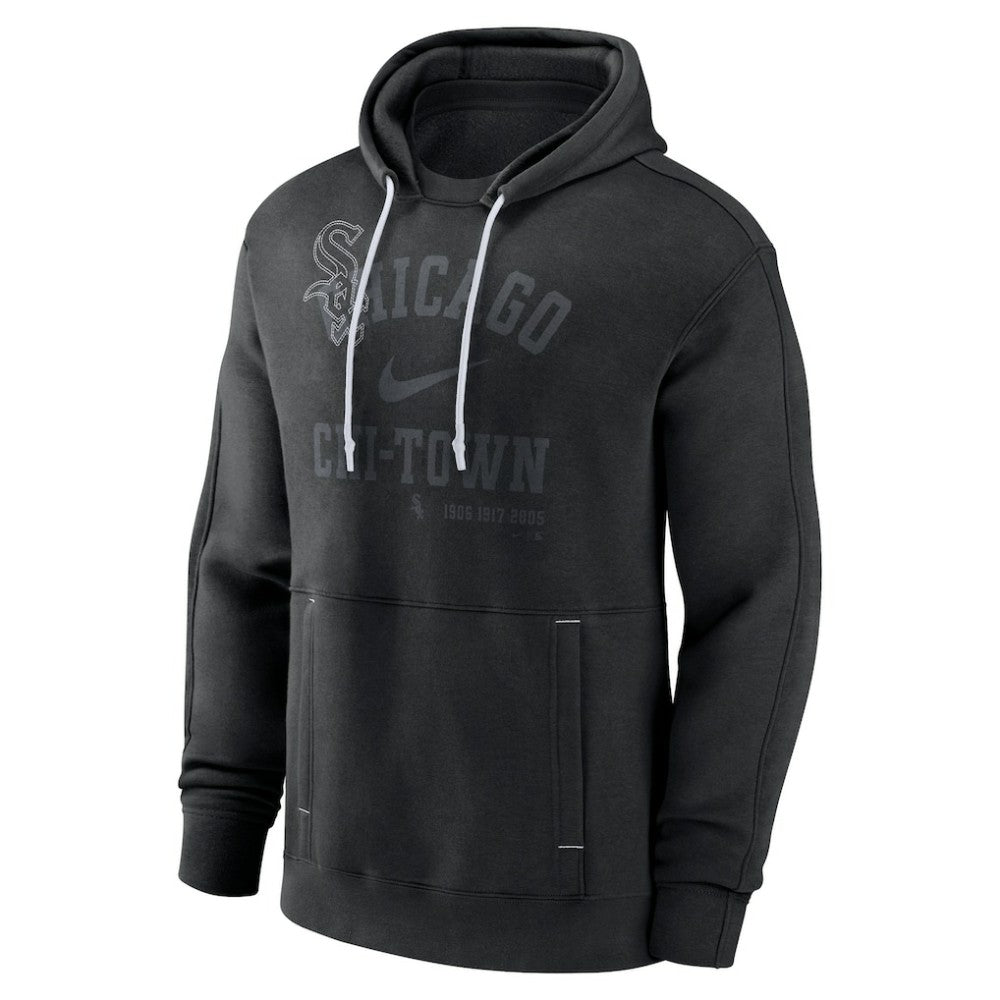 Black Chicago White Sox Nike Statement Ball Game Pullover Hoodie