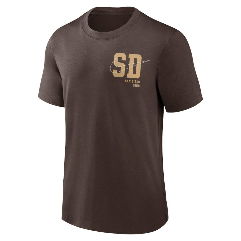 Brown San Diego Padres Nike Statement Game Over T-Shirt