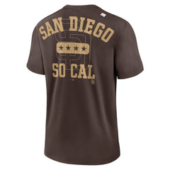 Brown San Diego Padres Nike Statement Game Over T-Shirt