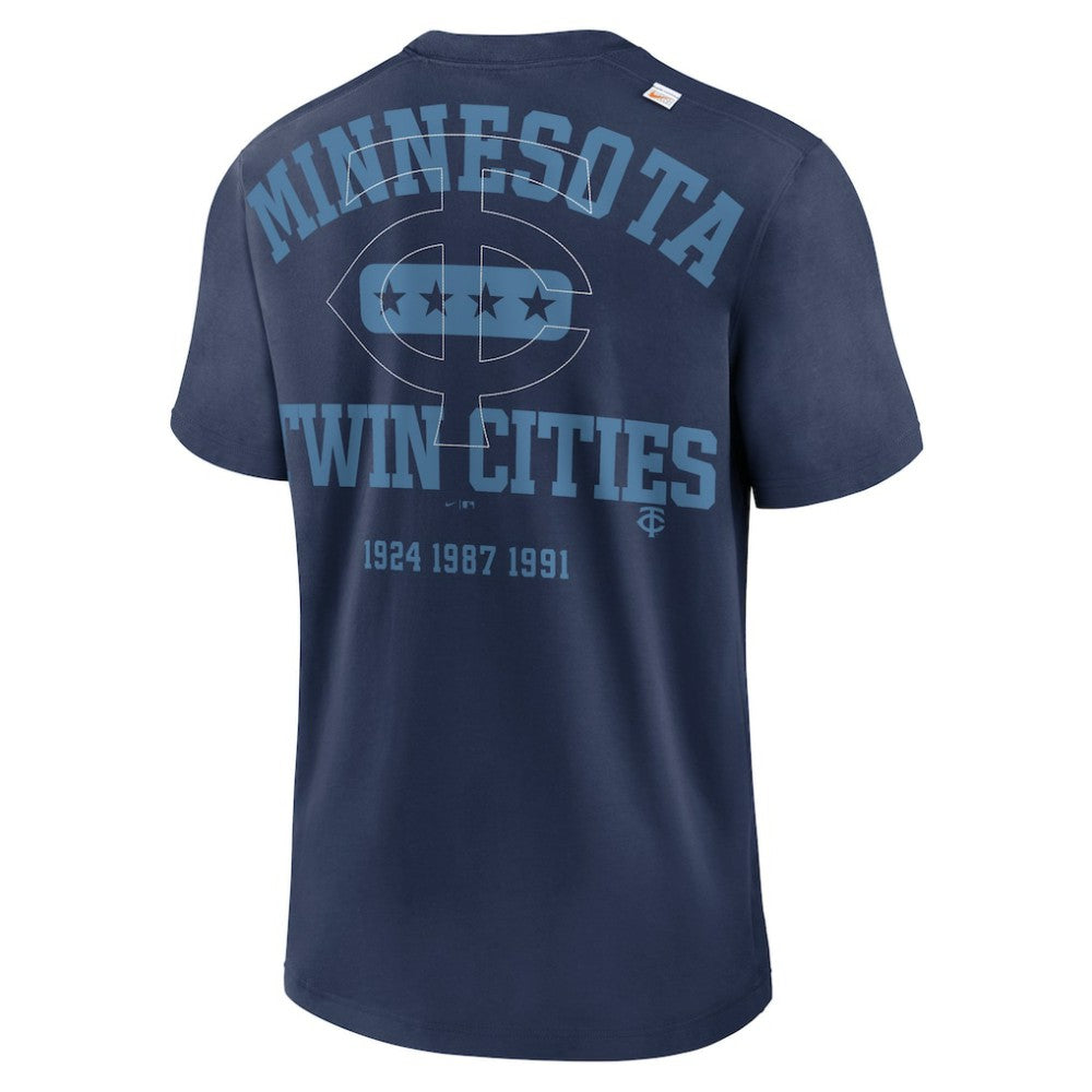 Navy Minnesota Twins Nike Statement Game Over T-Shirt