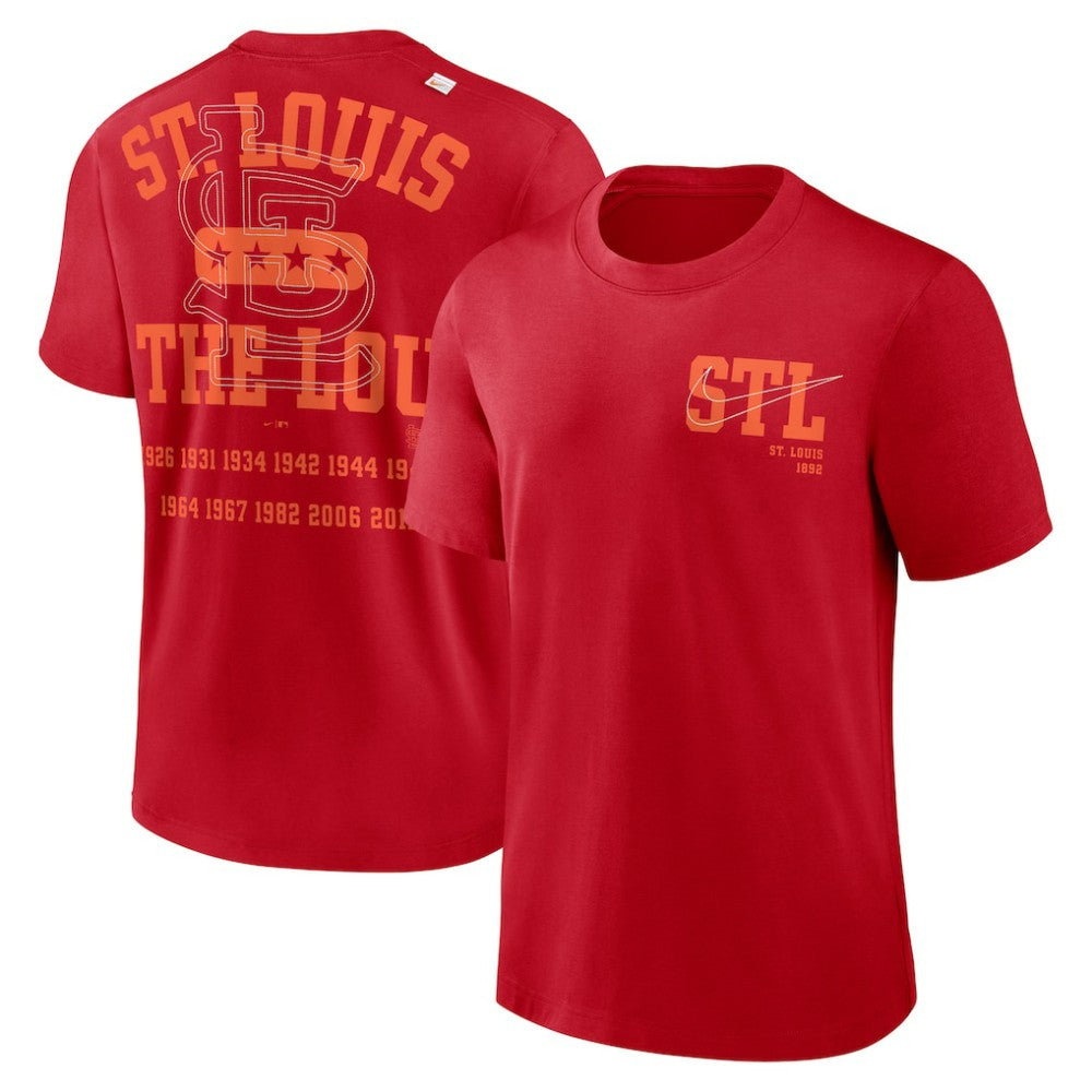 Red St. Louis Cardinals Nike Statement Game Over T-Shirt