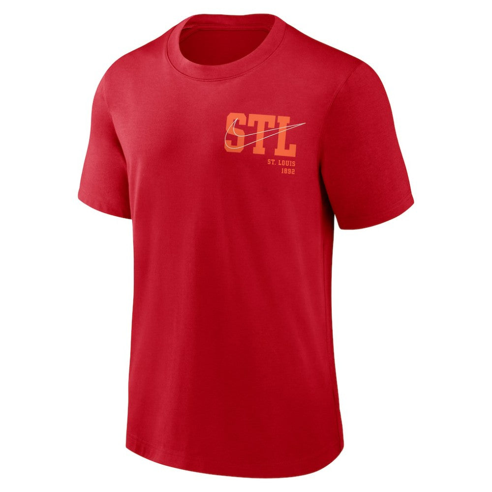 Red St. Louis Cardinals Nike Statement Game Over T-Shirt