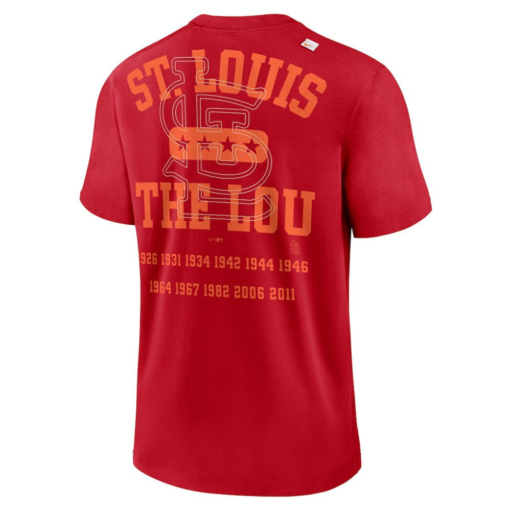 Red St. Louis Cardinals Nike Statement Game Over T-Shirt
