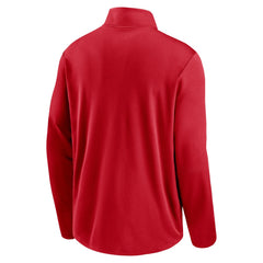 Red Los Angeles Angels Nike Agility Pacer Lightweight Performance Half-Zip Top