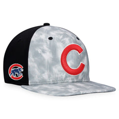 Gray Chicago Cubs Majestic Smoke Dye Snapback Hat