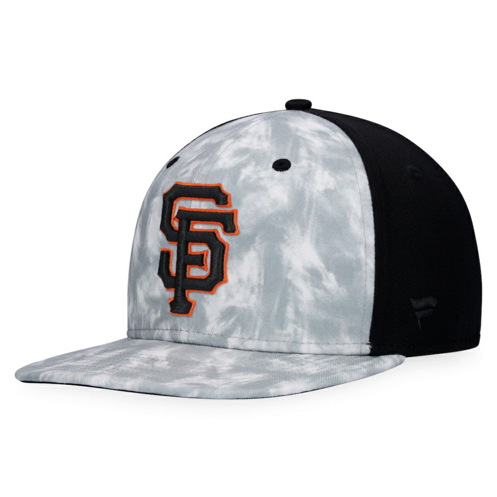 Gray San Francisco Giants Majestic Smoke Dye Snapback Hat
