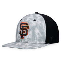 Gray San Francisco Giants Majestic Smoke Dye Snapback Hat