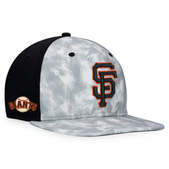 Gray San Francisco Giants Majestic Smoke Dye Snapback Hat