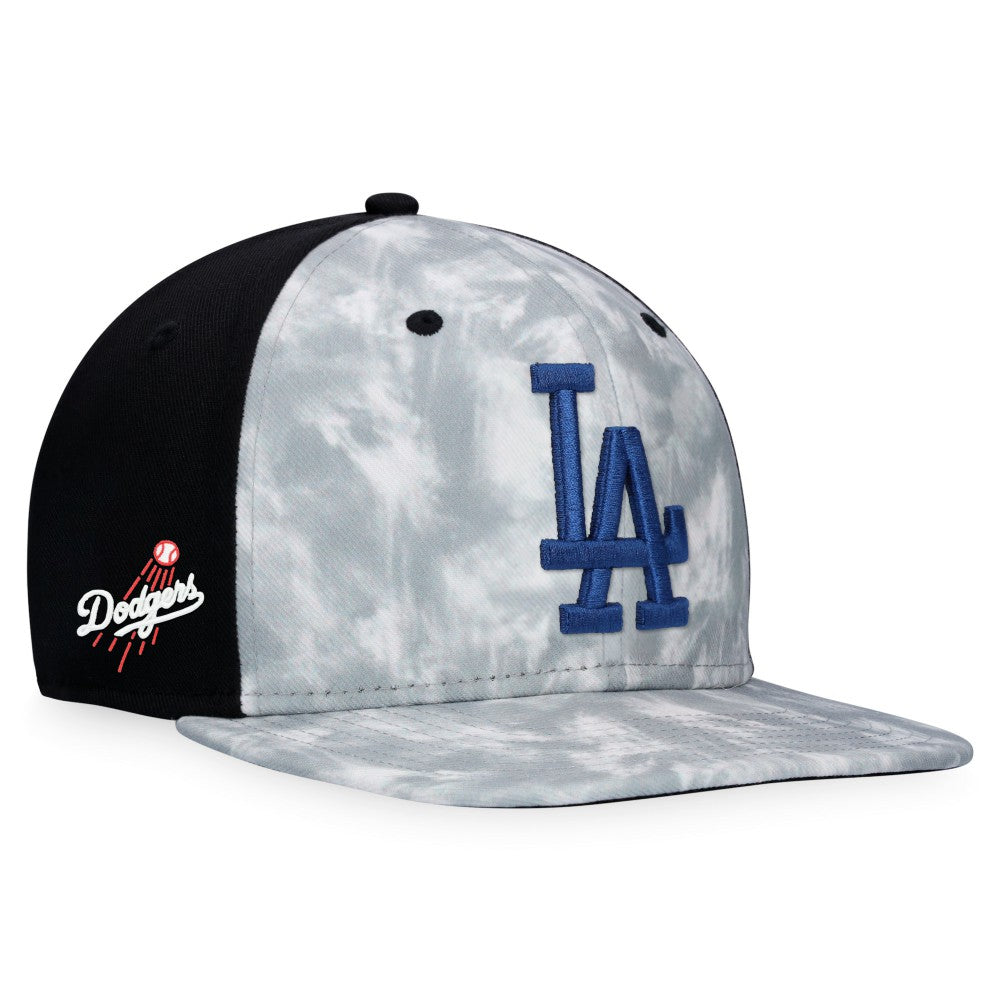 Gray Los Angeles Dodgers Majestic Smoke Dye Snapback Hat