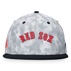 Black/White Boston Red Sox Fanatics Smoke Dye Fitted Hat